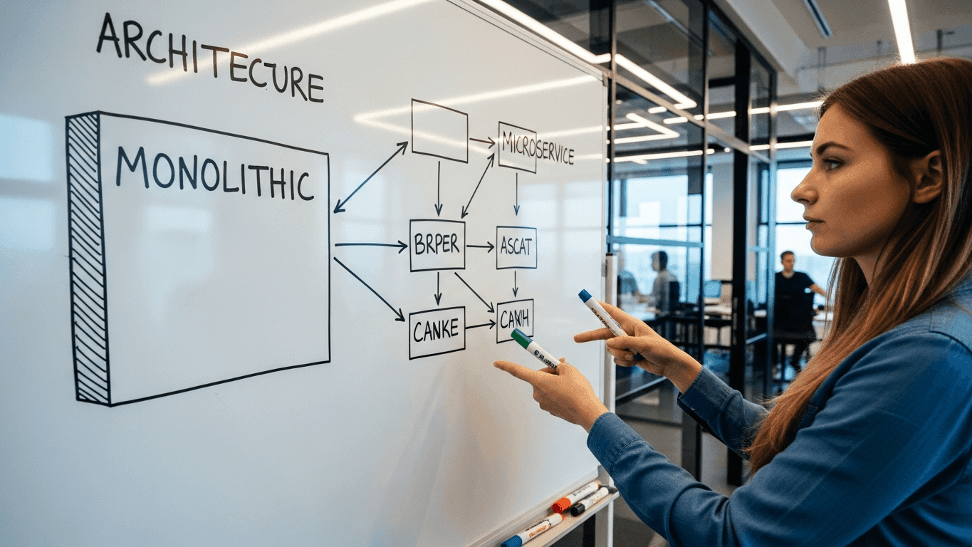 Microservices architecture diagram