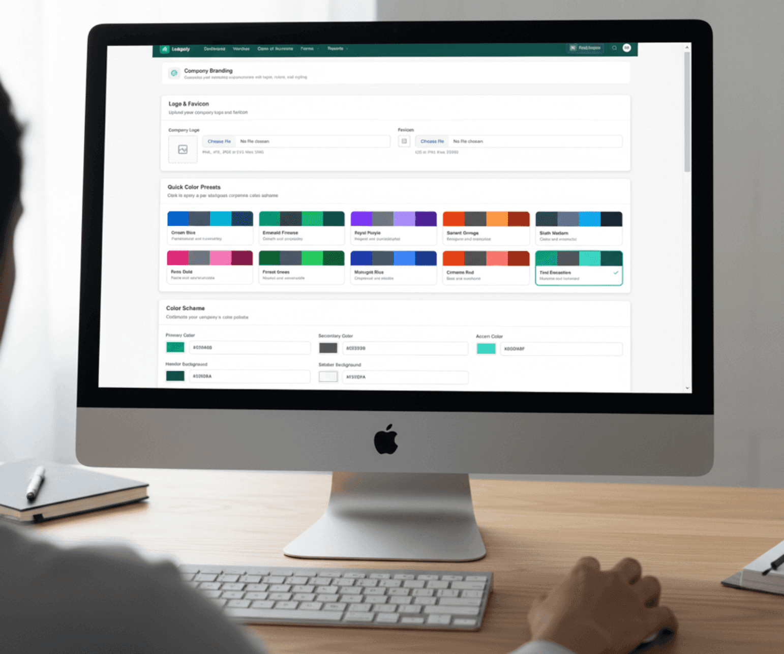 Ledgerly Company Branding - Colors and Logo